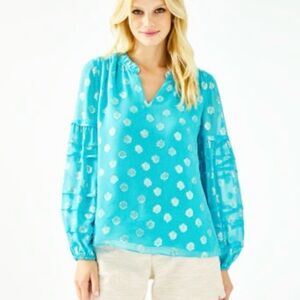 Giana Lilly Pulitzer top size L NWOT
